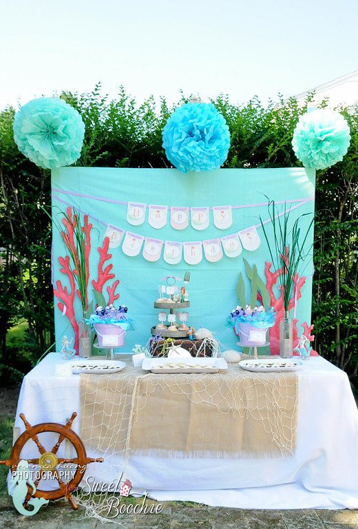 Little Mermaid Party Ideas Homemade
 Homemade Little Mermaid Party Ideas