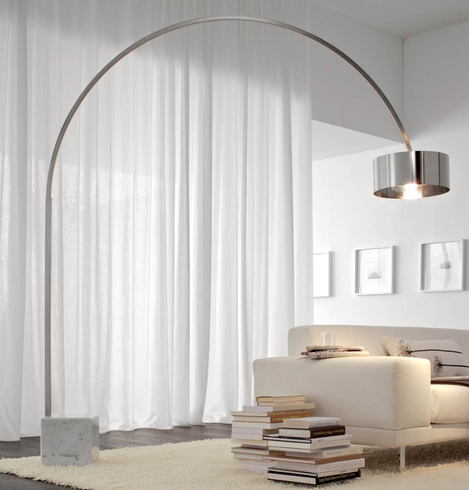 Living Room Arc Floor Lamps
 8 Contemporary Arc Floor Lamp Designs as a perfect