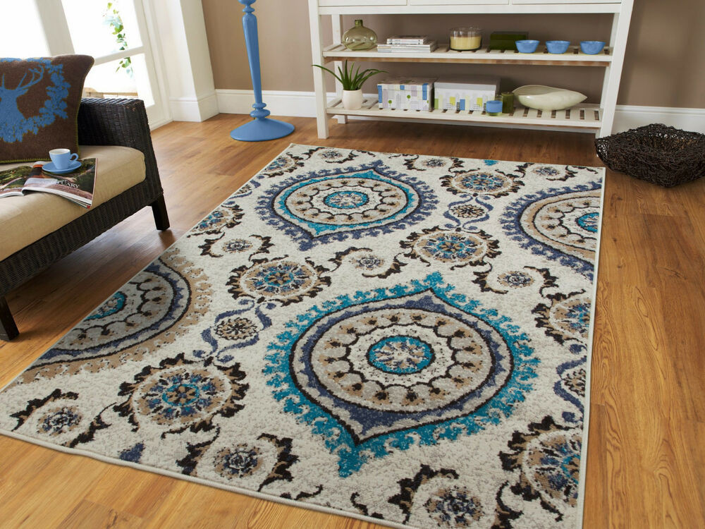 Living Room Carpet Rug
 Luxury Blue Gray Rug Living Room Rugs Carpets 8x10 Blue