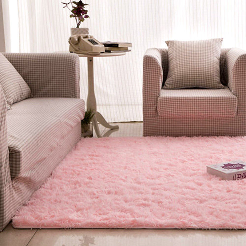 Living Room Carpet Rug
 4 x 5 Soft Living Room Carpet Shag Rug for Dining