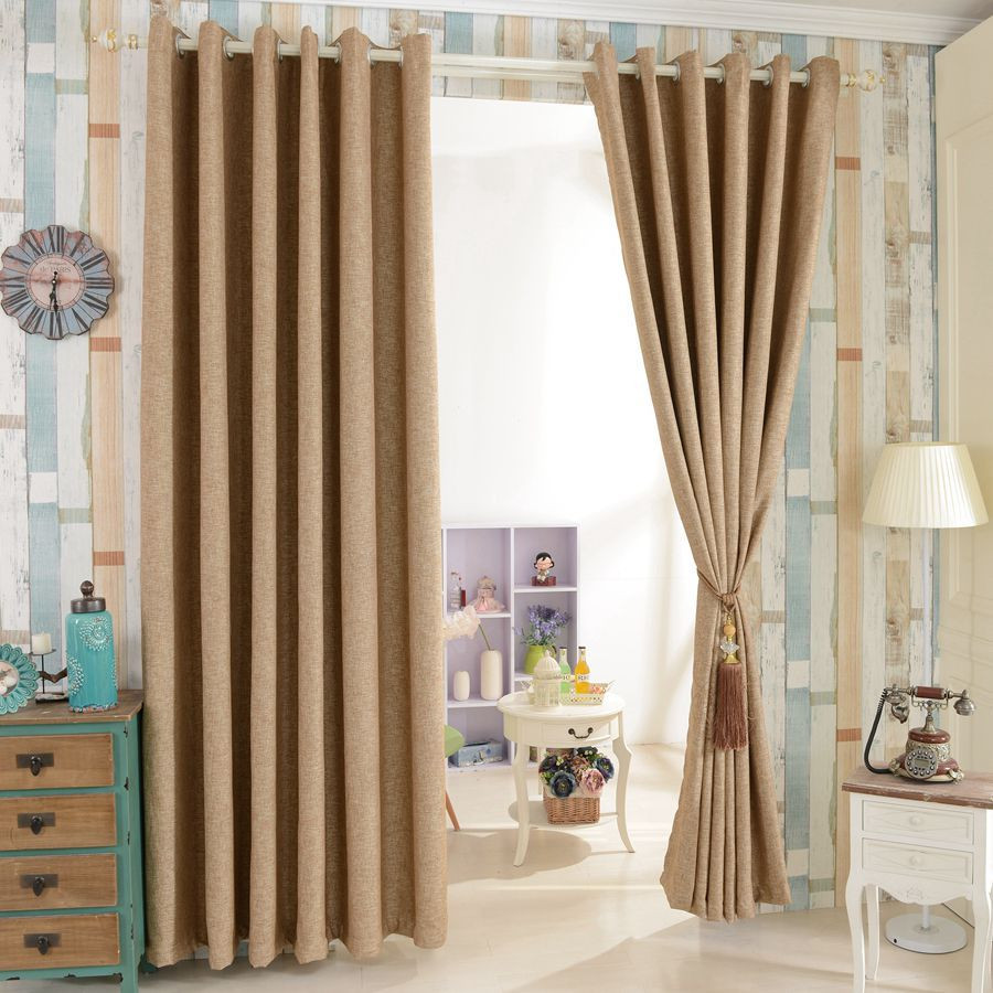 Living Room Curtains With Valance
 House design beautiful full blind window drapes blackout