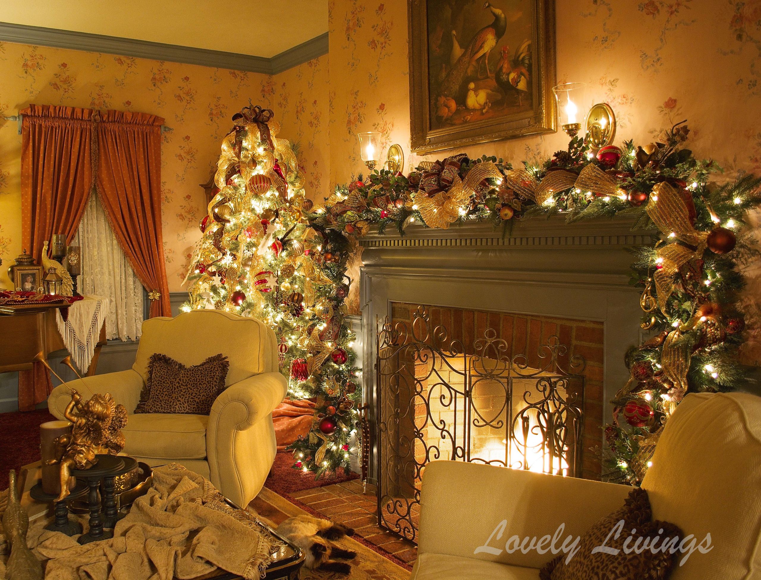 Living Room Decorated For Christmas
 The Christmas Room