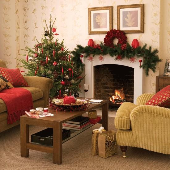 Living Room Decorated For Christmas
 Merry Christmas Decorating Ideas for Living Rooms and