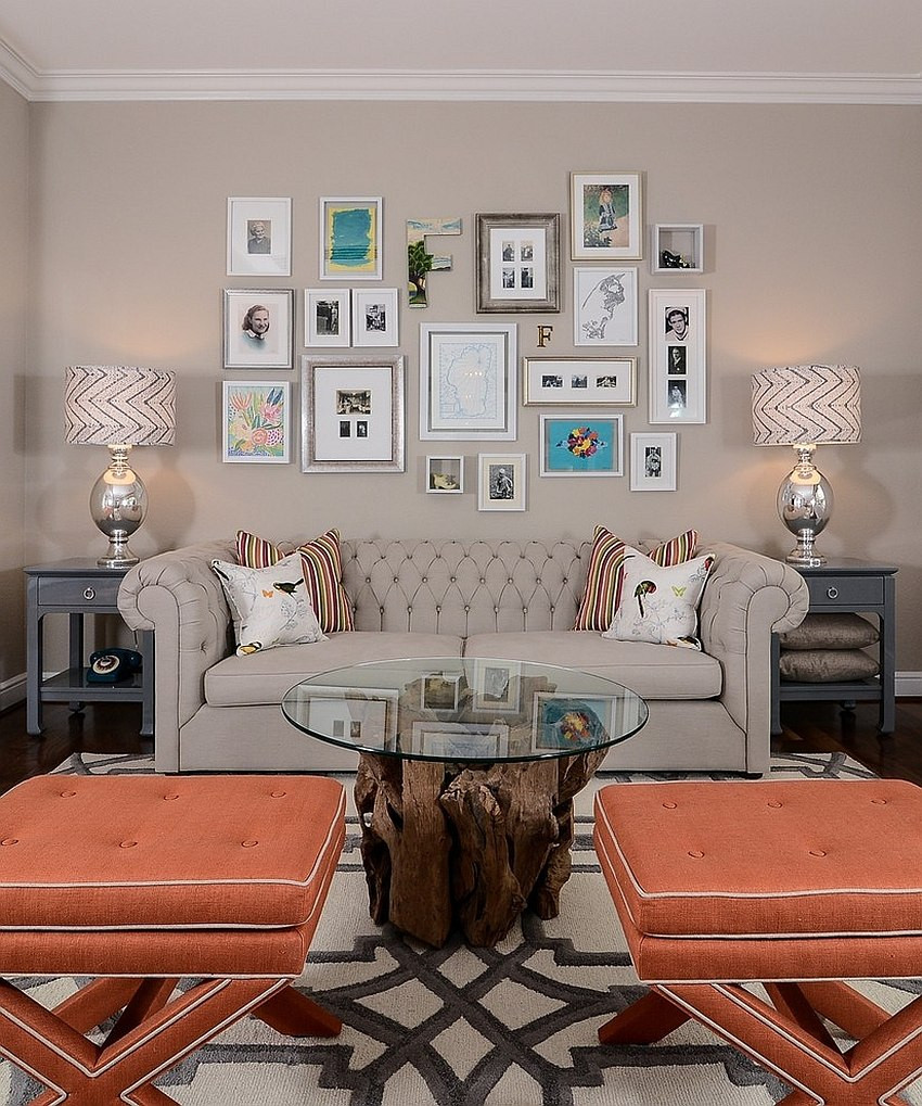 Living Room Photo Wall
 Chic Living Room Decorating Trends to Watch Out for in 2015