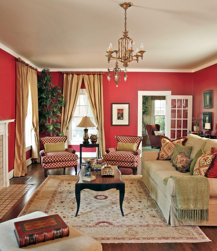 Living Room Red Curtains
 Red Living Rooms Design Ideas Decorations s