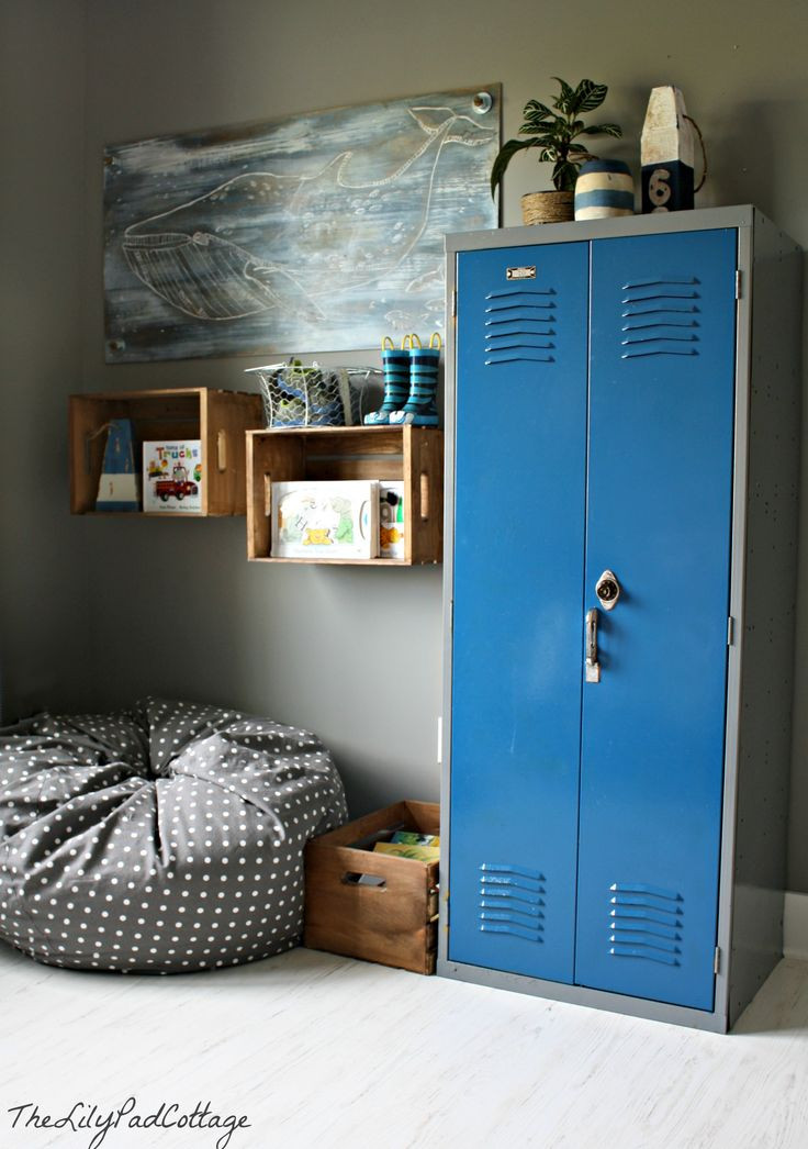 Locker For Kids Room
 boys room with locker storage kids rooms