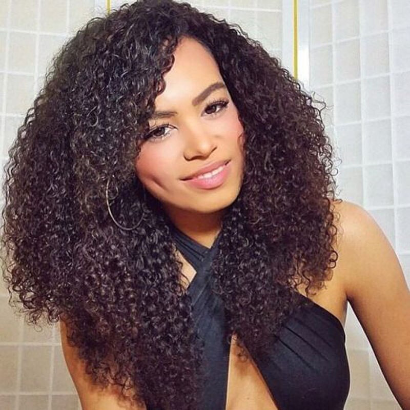 Long Curly Crochet Hairstyles
 Unprocessed Curly Wig Crochet Braids Full Lace Wigs y Long