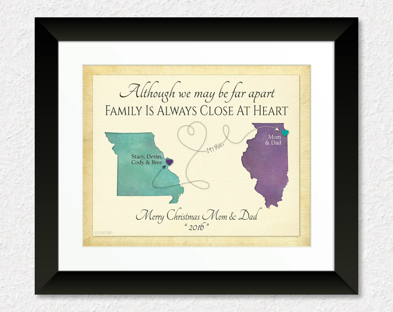 Long Distance Birthday Gifts
 Long Distance Gift for Grandparents Birthday Gift by