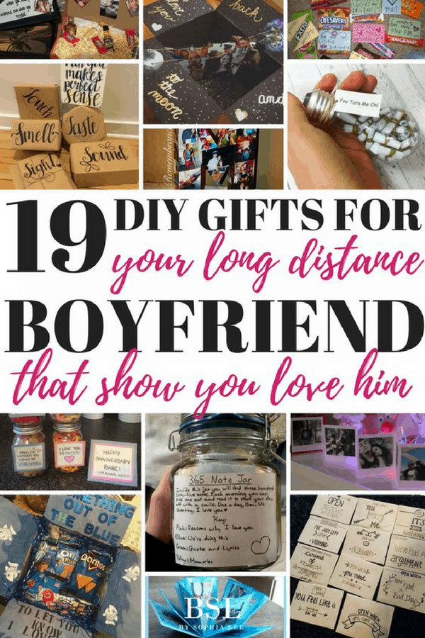 Long Distance Birthday Gifts
 19 DIY Gifts For Long Distance Boyfriend That Show You