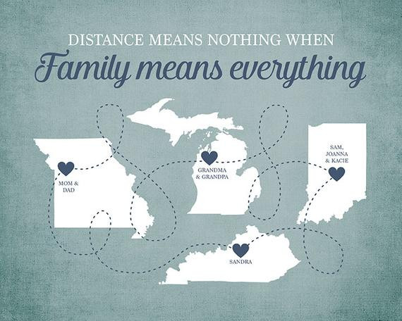 Long Distance Family Quotes
 Family Means Everything Quote Long Distance Family Members