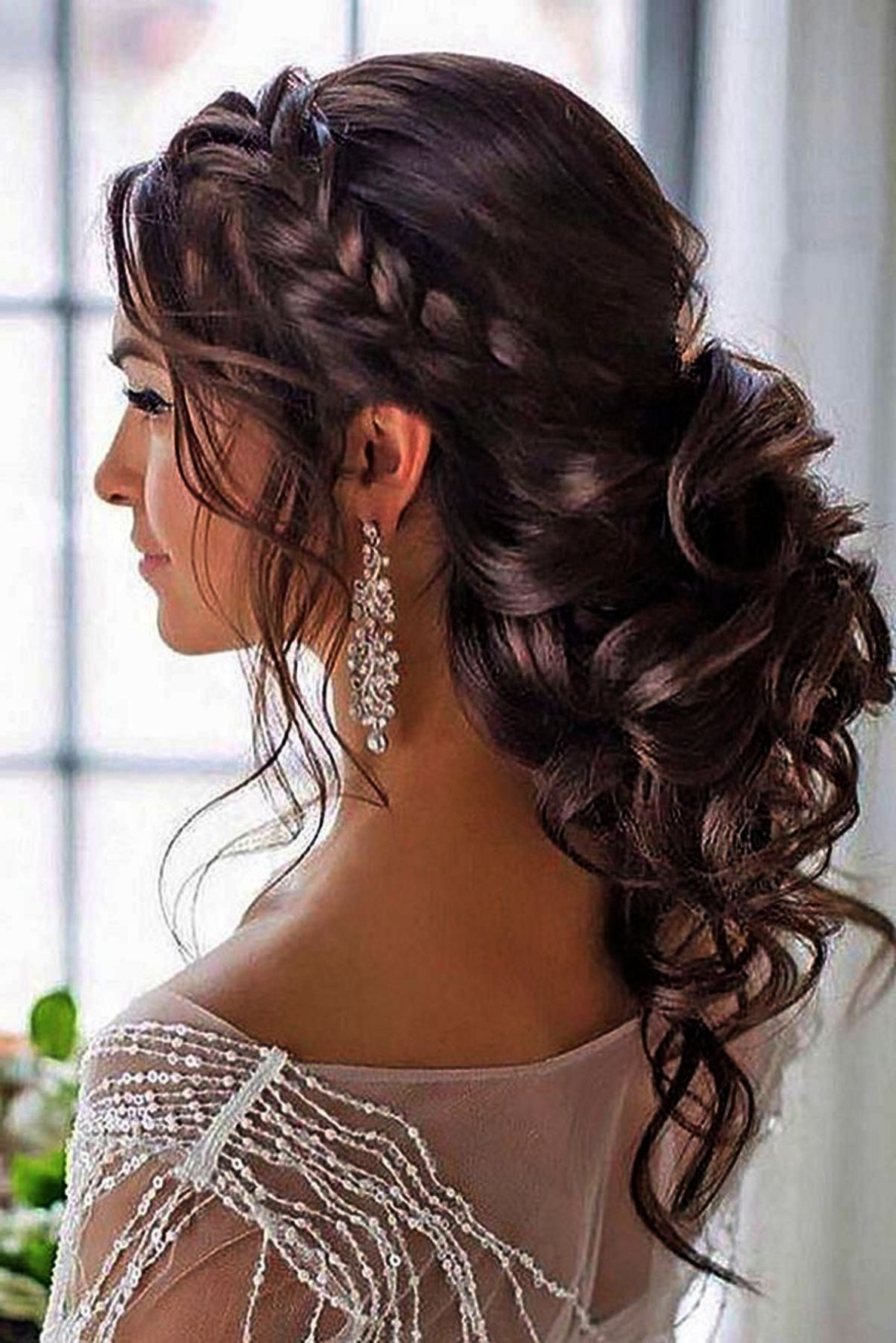Long Hairstyles For Wedding Party
 Yean Decorative Wedding Hair bs with Rhinestones