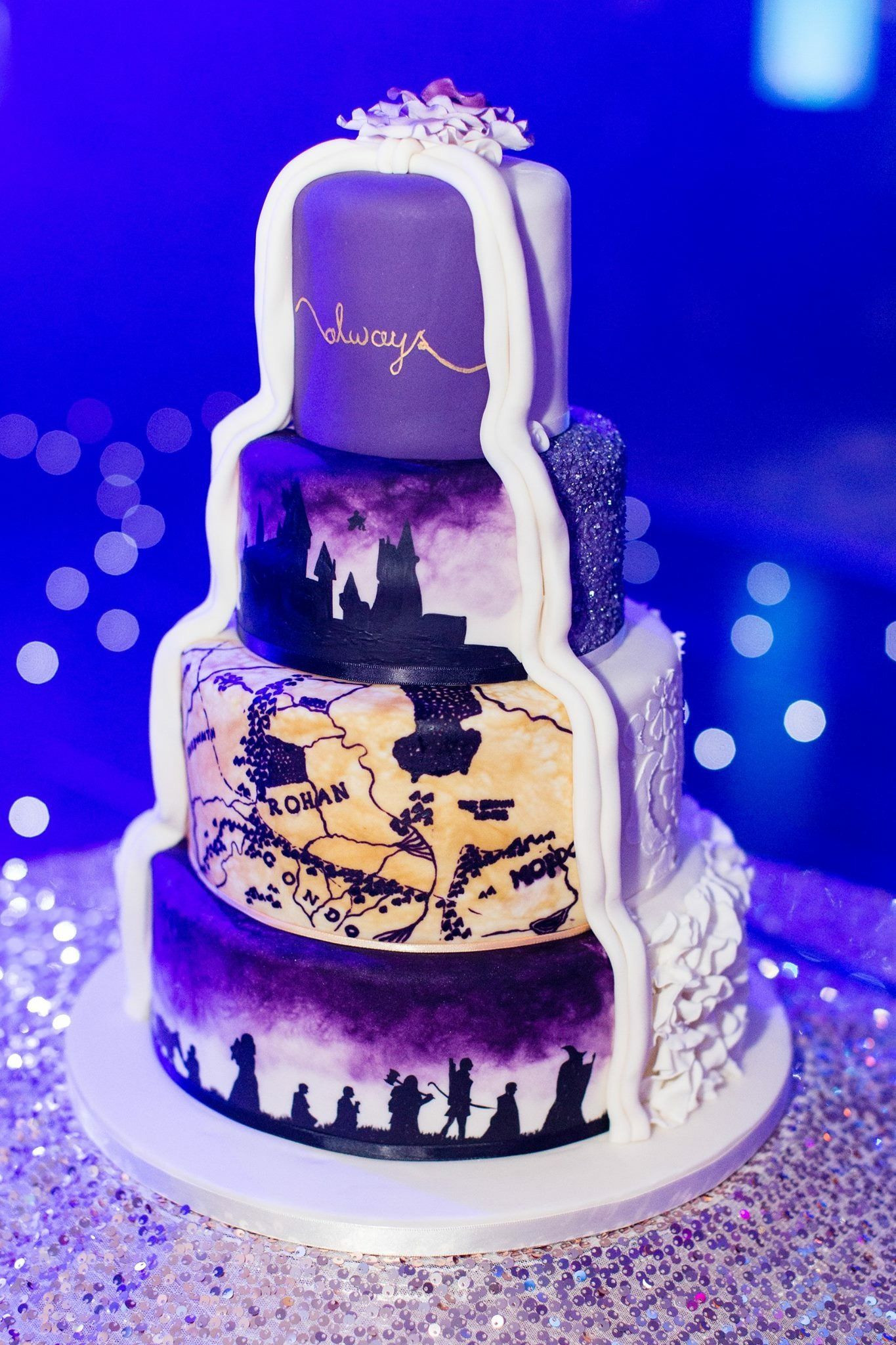 Lord Of The Rings Wedding Cake
 Harry Potter and lord of the rings wedding cake in 2019