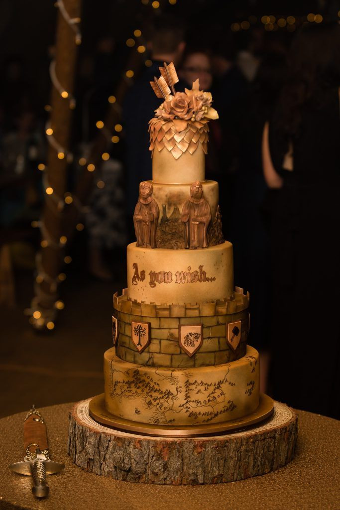 Lord Of The Rings Wedding Cake
 Lord of the Rings Game of Thrones themed wedding cake by
