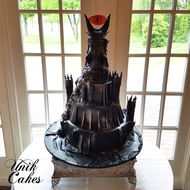 Lord Of The Rings Wedding Cake
 Unik Cakes Wedding & Speciality Cakes