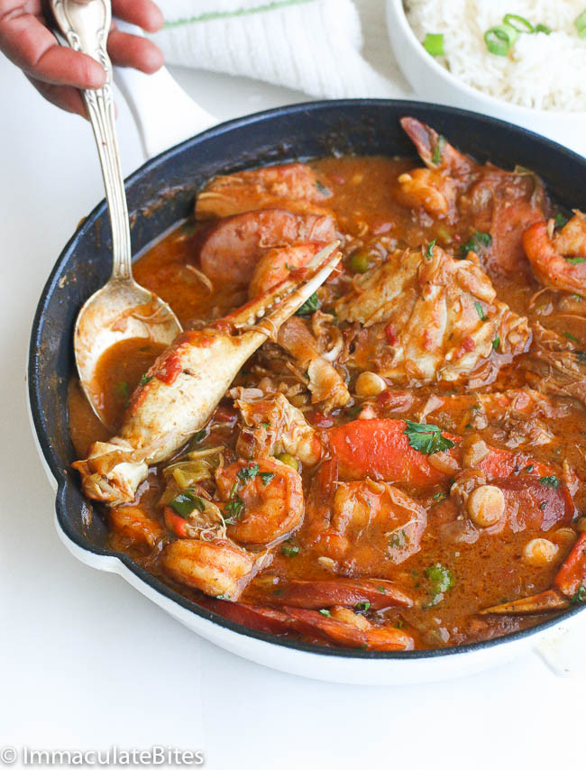 Louisiana Gumbo Recipe Chicken Sausage Shrimp
 Chicken Shrimp and Sausage Gumbo Immaculate Bites