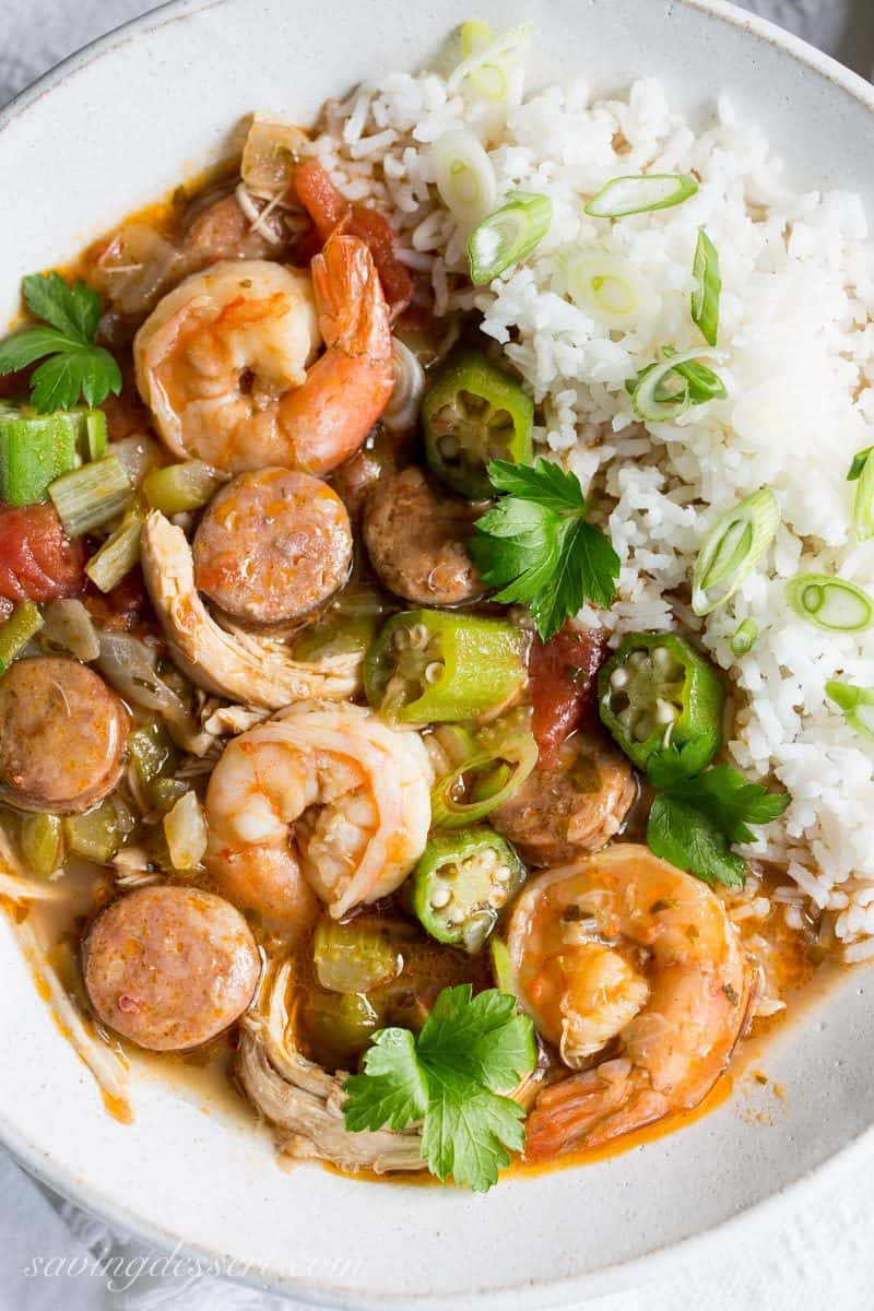 Louisiana Gumbo Recipe Chicken Sausage Shrimp
 Chicken Sausage & Shrimp Gumbo Saving Room for Dessert