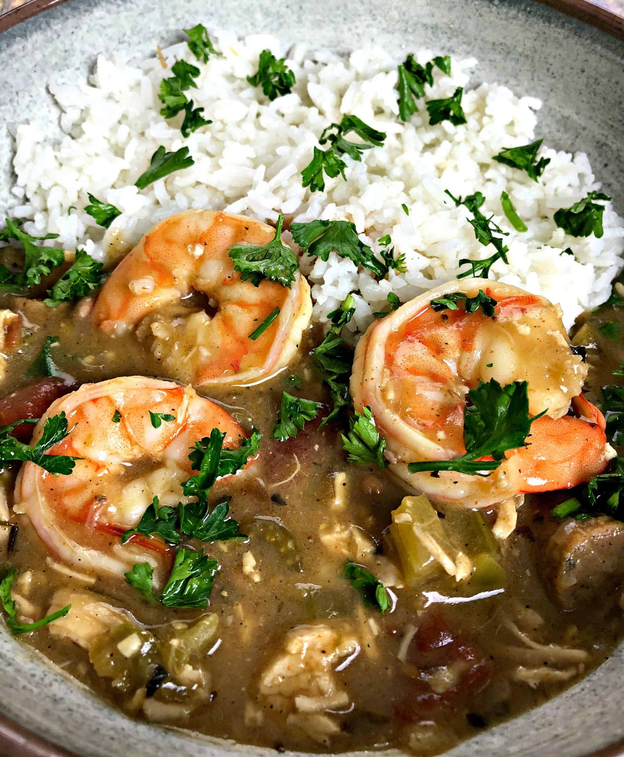 Louisiana Gumbo Recipe Chicken Sausage Shrimp
 Instant Pot Louisiana Seafood Chicken and Sausage Gumbo