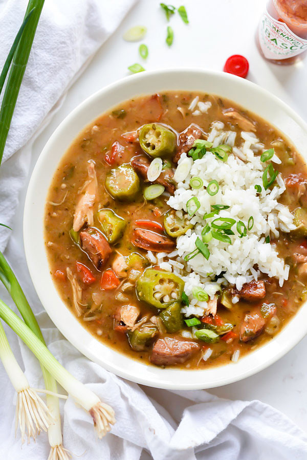 Louisiana Gumbo Recipe Chicken Sausage Shrimp
 Chicken Crab & Andouille Sausage Gumbo Recipe