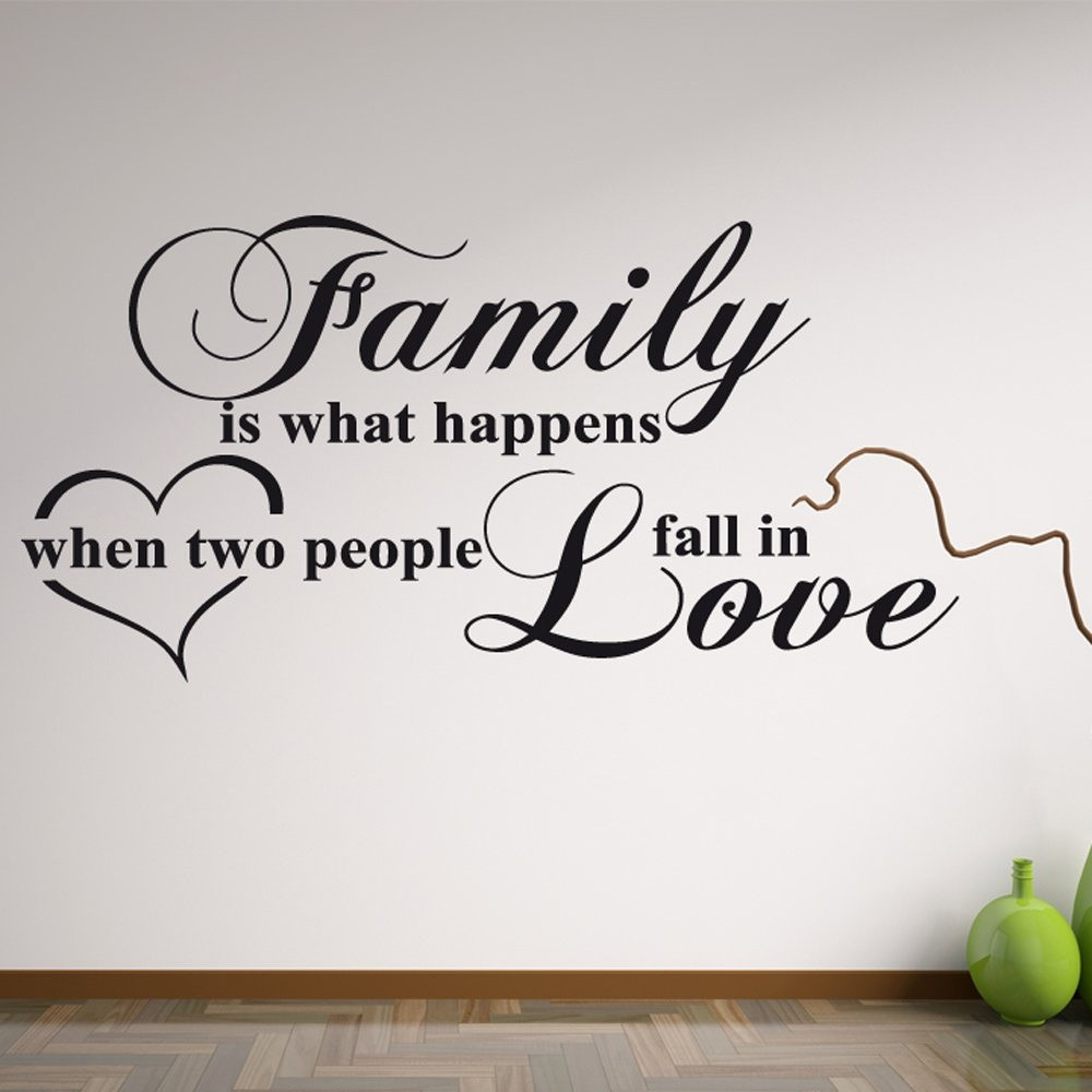 Love And Family Quotes
 Family Love Wall Sticker Quote Wall Chimp UK