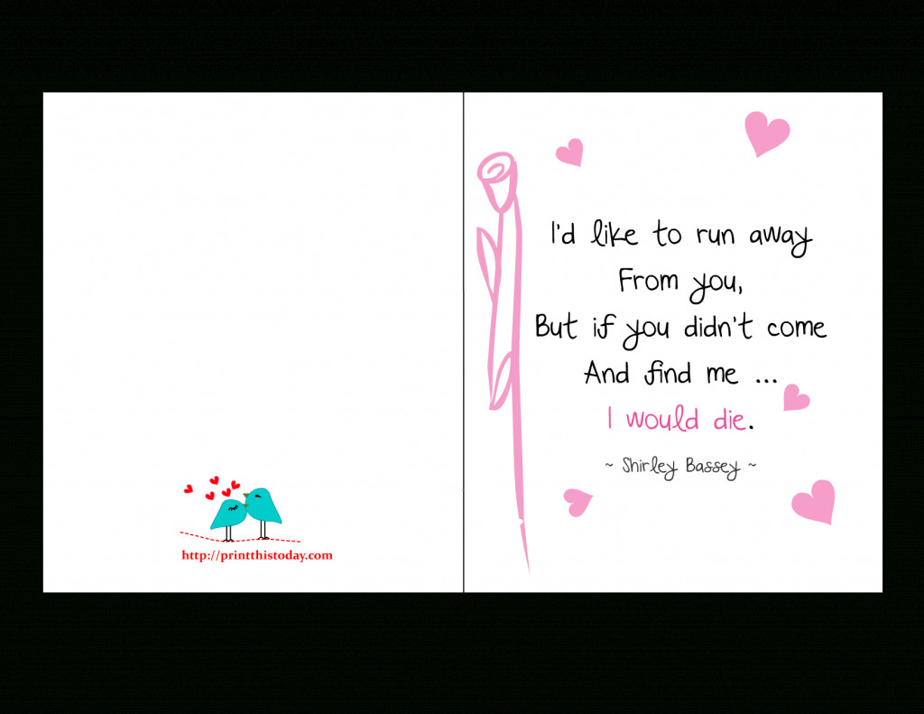 Love Birthday Cards For Him
 Printable Love Birthday Cards For Him