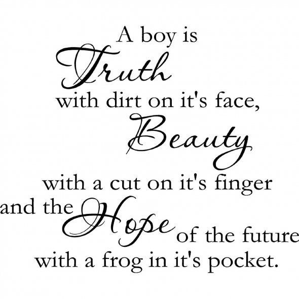 Love My Baby Boy Quotes
 a boy is