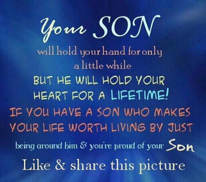 Love Quotes For Son
 My Coolest Quotes Your Son Will Hold Your Hand