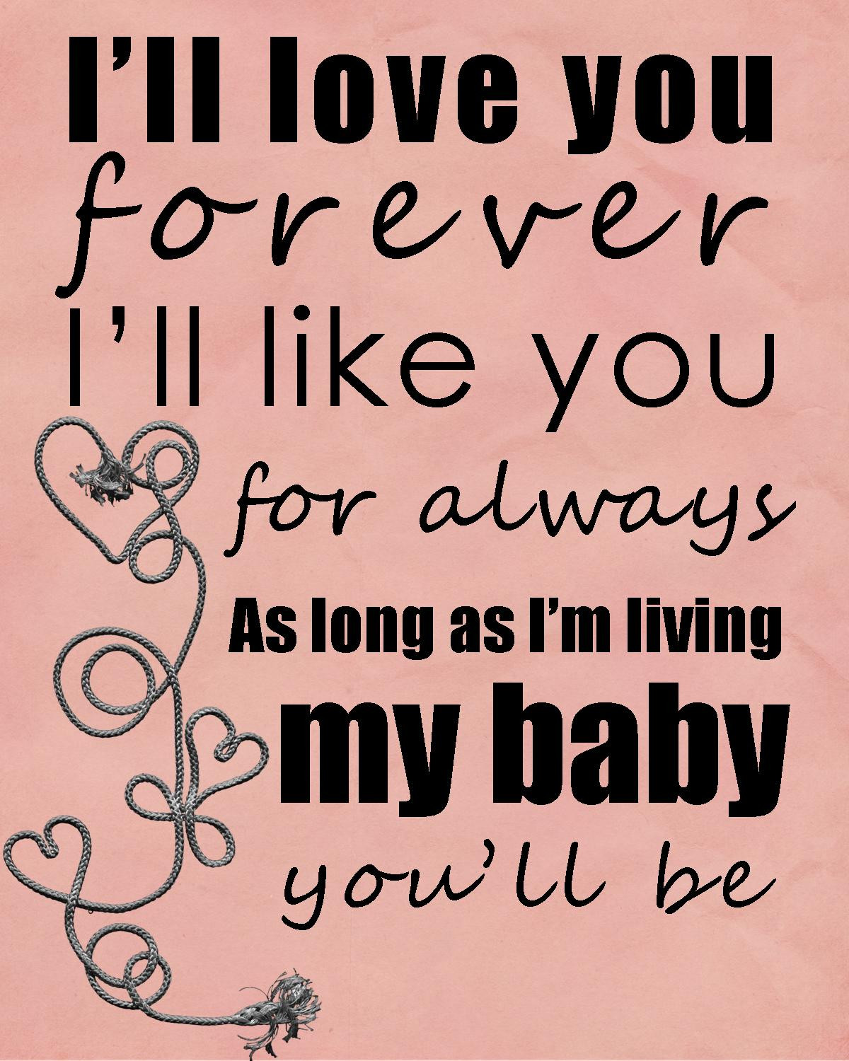 Love Quotes For Son
 All you need is LOVE Love You Forever
