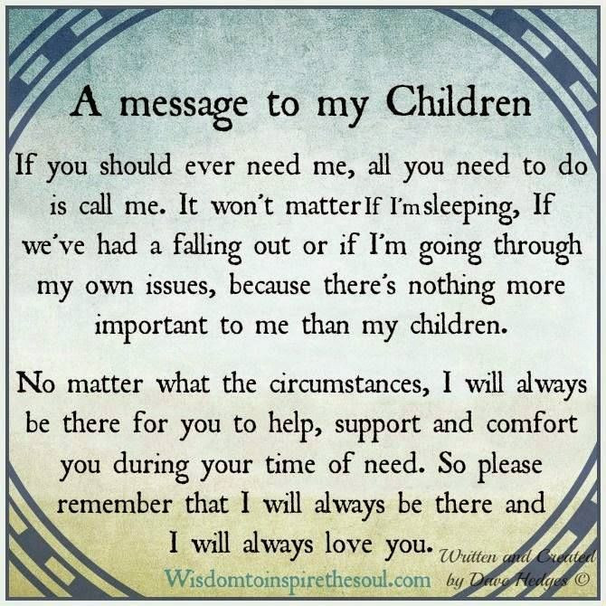 Loving A Child That Is Not Yours Quotes
 A Message To My Children s and for