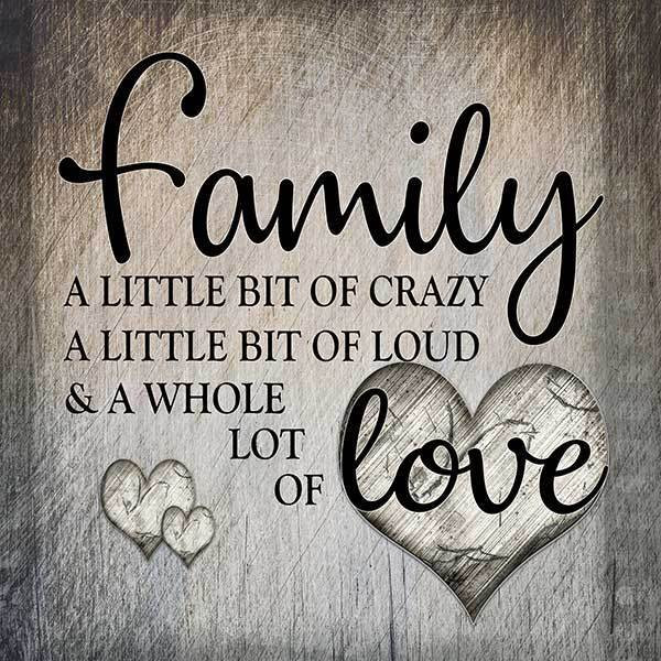 Loving Family Quotes
 "Family Love" Premium Square Canvas GearDen