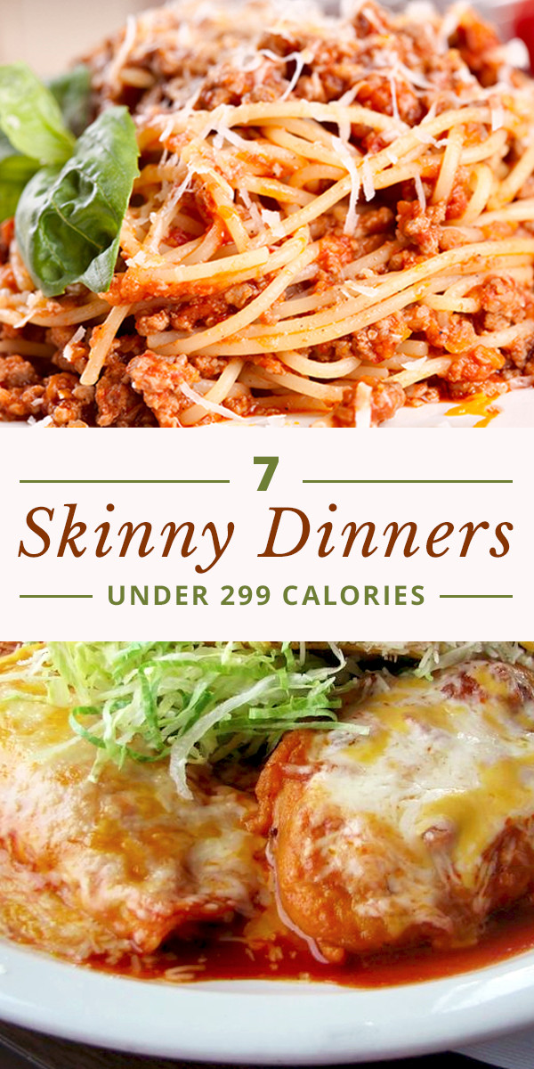 Low Cal Dinners For Two
 7 Skinny Dinners Under 299 Calories