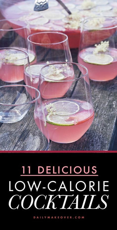 Low Calorie Alcoholic Drink Recipes
 15 Healthier Summer Cocktails That Actually Taste Great