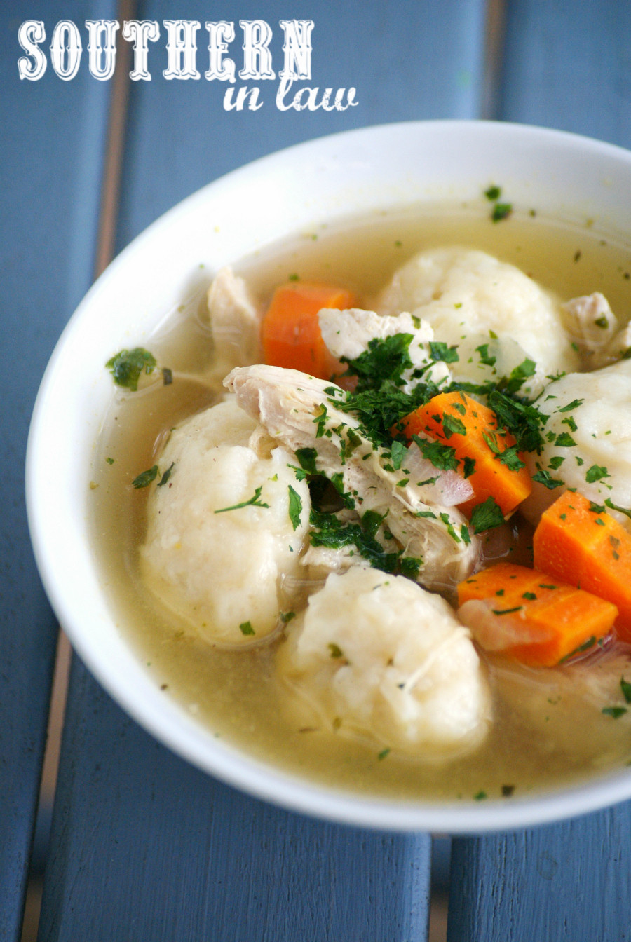 Low Calorie Chicken And Dumplings
 Southern In Law Recipe Healthy Chicken and Dumpling Soup