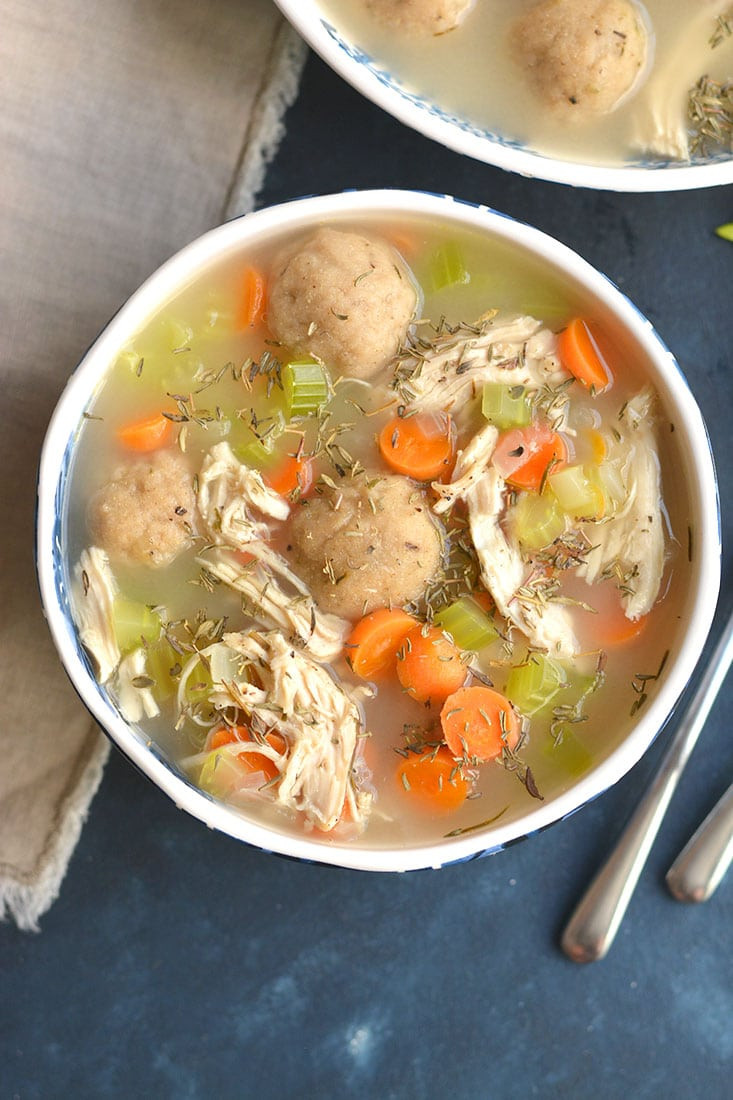 Low Calorie Chicken And Dumplings
 Healthy Chicken Dumpling Soup GF Low Cal Skinny