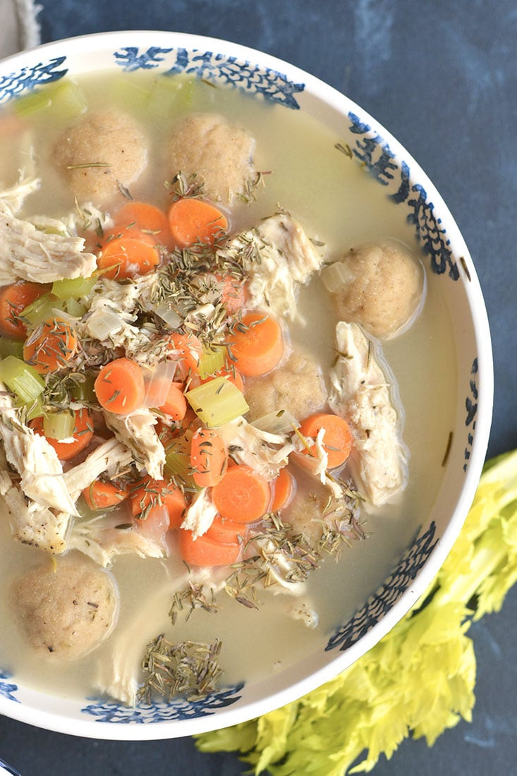 Low Calorie Chicken And Dumplings
 Healthy Chicken Dumpling Soup GF Low Cal Skinny