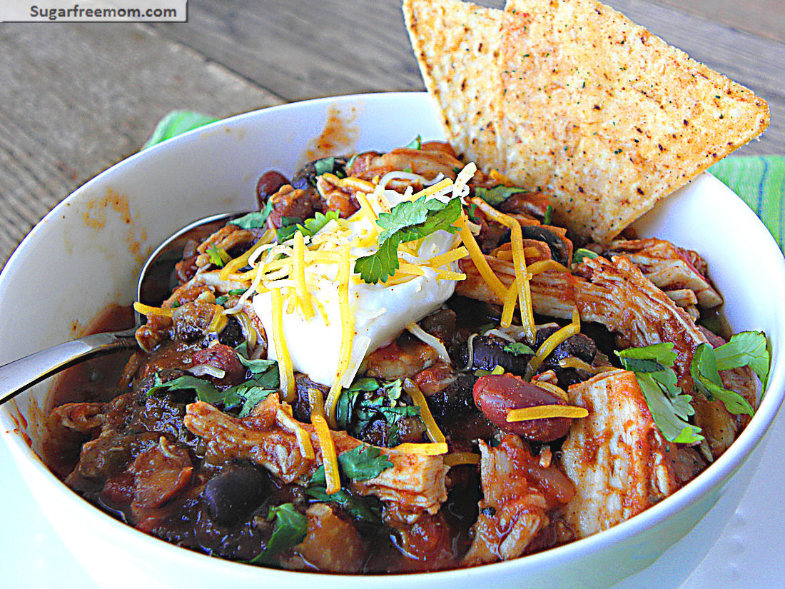 Low Calorie Chicken Crock Pot Recipes
 Low Fat Crock Pot Chicken Taco Chili