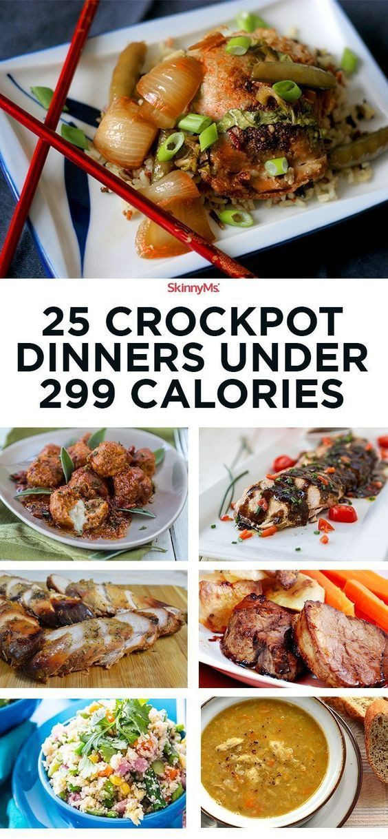 Low Calorie Crockpot Recipes
 25 Crock Pot Dinners Under 299 Calories