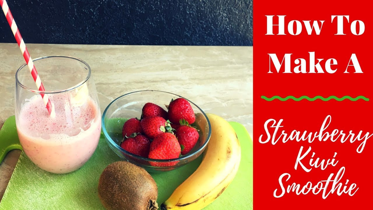 Low Calorie Fruit Smoothie Recipes
 STRAWBERRY KIWI SMOOTHIE