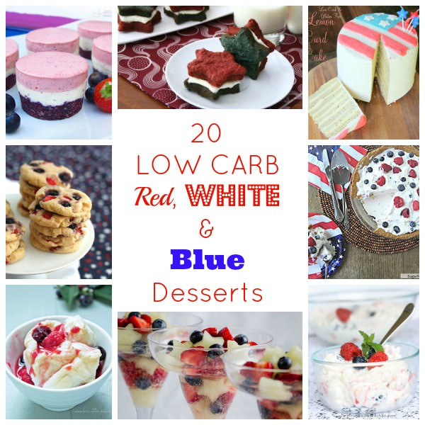 Low Carb 4Th Of July Recipes
 20 Low Carb Red White and Blue Desserts