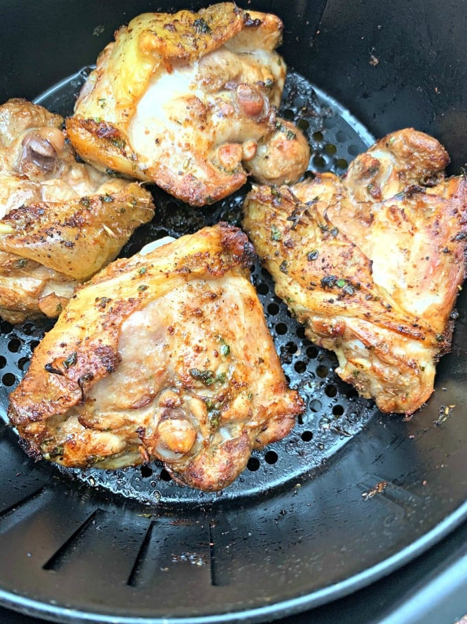 Low Carb Chicken Thighs
 Keto Low Carb Air Fryer Cilantro Lime Marinated Chicken Thighs