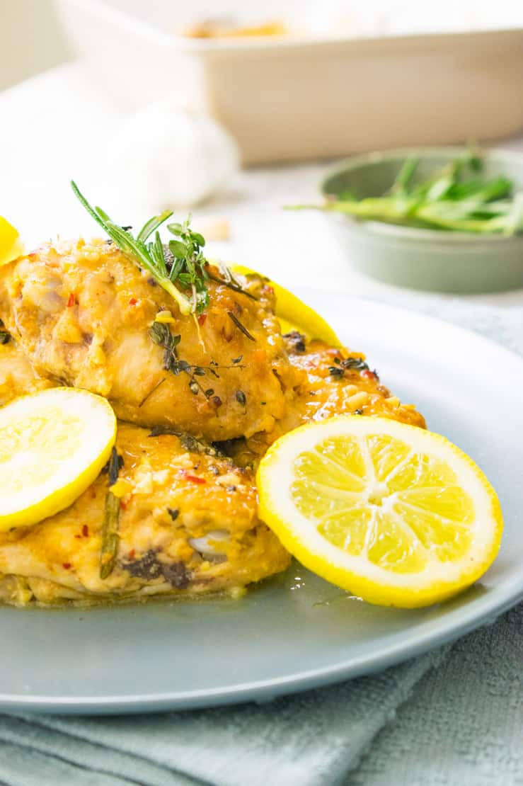 Low Carb Chicken Thighs
 Easy Low Carb Lemon Garlic Chicken Thighs WhittyPaleo