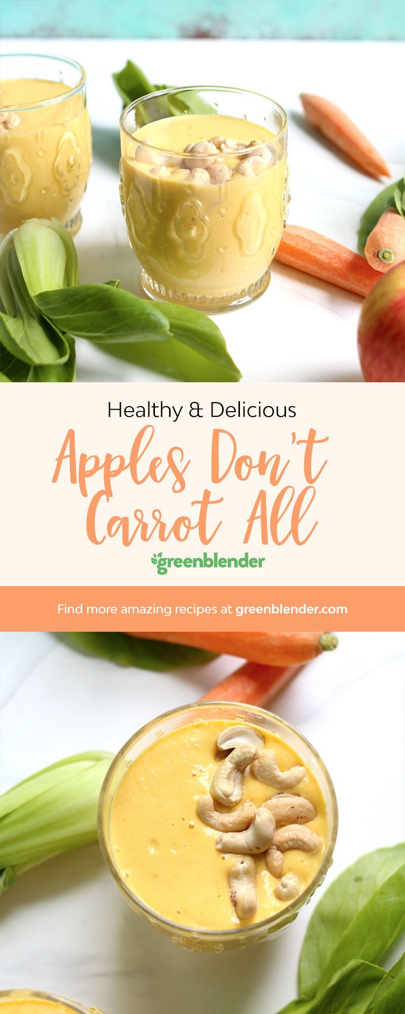 Low Carb Low Calorie Smoothies
 Apples Don’t Carrot All