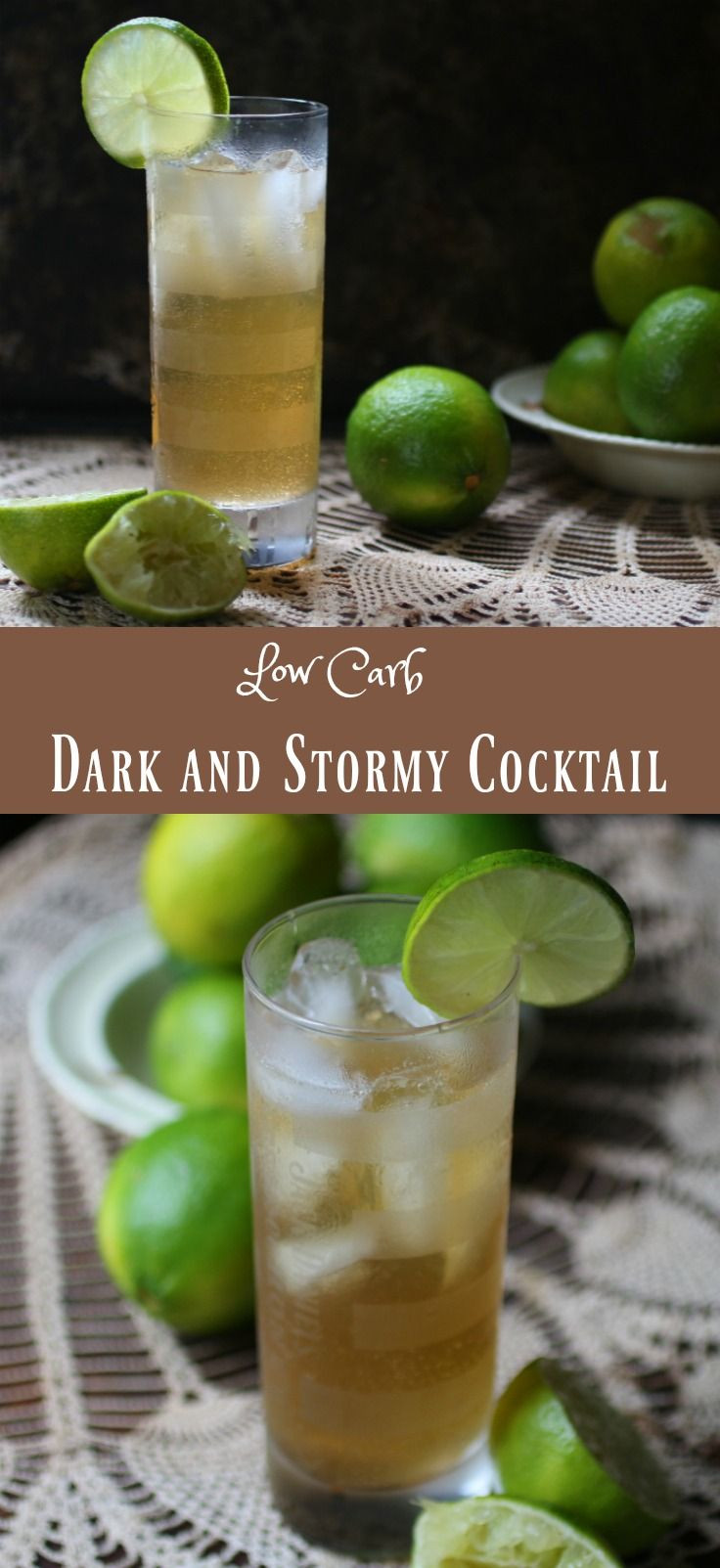 Low Carb Rum Drinks
 Dark and Stormy Cocktail Low Carb Twist on a Classic