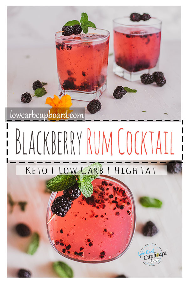 Low Carb Rum Drinks
 Blackberry Rum Cocktail Low Carb Cocoktail Recipe