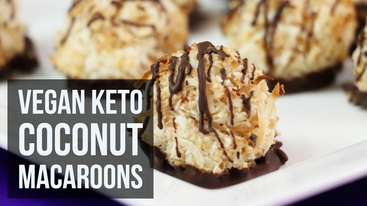 Low Carb Vegan Desserts
 Vegan Keto Coconut Macaroons