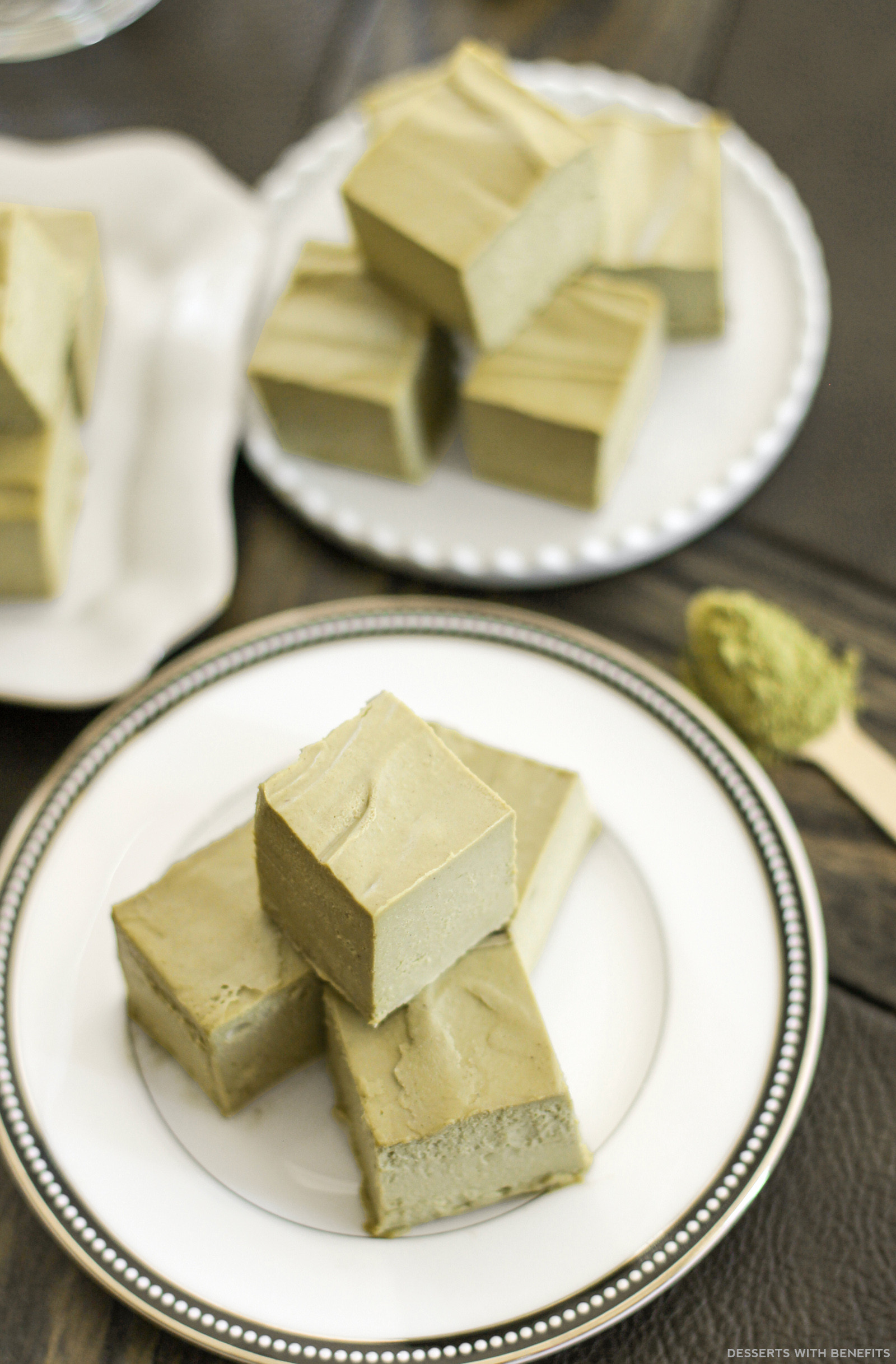 Low Carb Vegan Desserts
 Healthy Raw Matcha Green Tea Fudge sugar free low carb