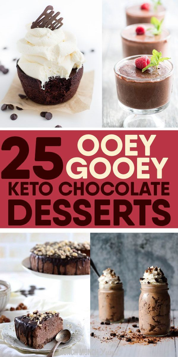 Low Cholesterol Desserts Store Bought
 25 GUILT FREE Keto Chocolate Desserts