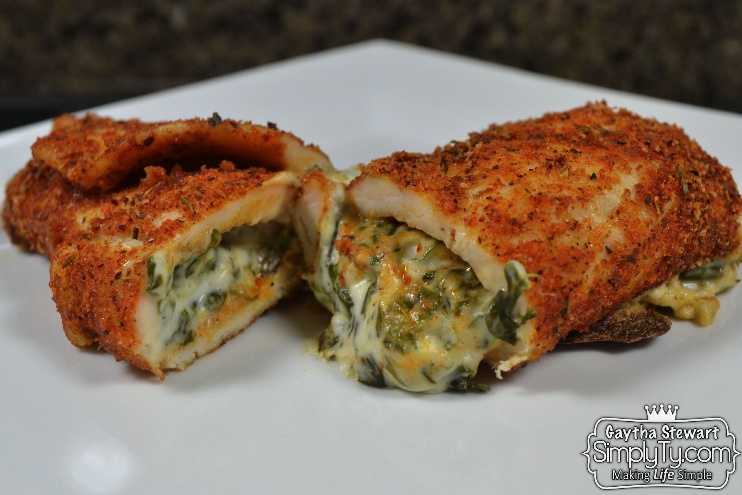 Low Fat Chicken Breast Recipes
 Spinach Dip stuffed Chicken Breast I Love this recipe