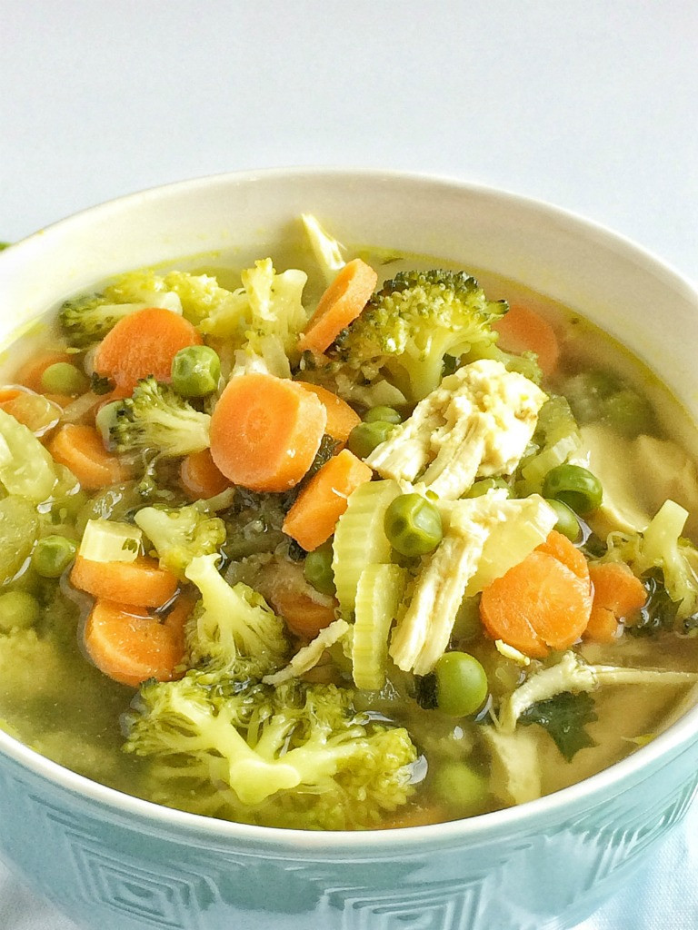 Low Fat Chicken Soup
 low fat chicken ve able soup