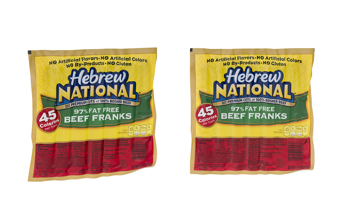 Low Fat Hot Dogs
 Low Fat Healthiest Hebrew National Fat Free Beef