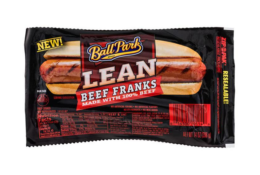 Low Fat Hot Dogs
 Low Fat Less Healthy Boar’s Head Lite Beef Frankfurters